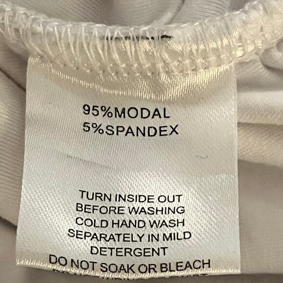 White Fox Double-Ruched Open‑Back High‑Neck Mini Dress – XS - Picture 6 of 7